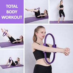 Powertrain Pilates Ring Band Yoga Home Workout Exercise Band Purple Tristar Online