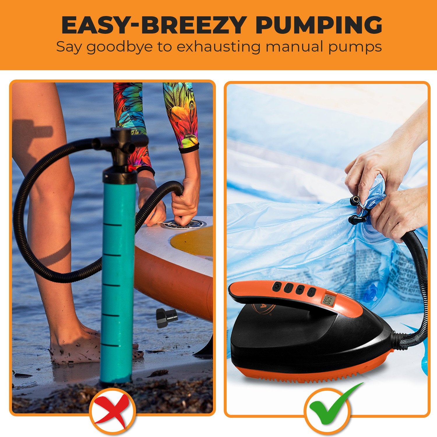 Kahuna Portable Electric Air Pump 12V for Inflatable Paddle Boards Tristar Online