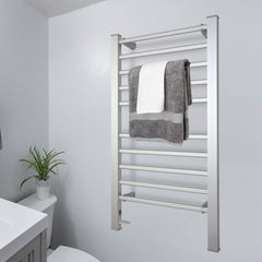 Pronti Heated Towel Rack Electric Bathroom Towel Rails Warmer Ev-160- Silver Tristar Online