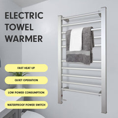 Pronti Heated Towel Rack With Timer Wall-mounted Freestanding Electric 160 Watts Tristar Online
