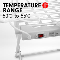 Pronti Heated Towel Clothes Rack Dryer Warmer Rack Airer Heat Line Hanger Laundry Tristar Online