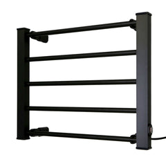 Pronti Heated Towel Rack Electric Bathroom Towel Rails Warmer Ev-90 -black Tristar Online