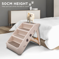 Furtastic 50cm Foldable Step Ladder Stairs Tristar Online