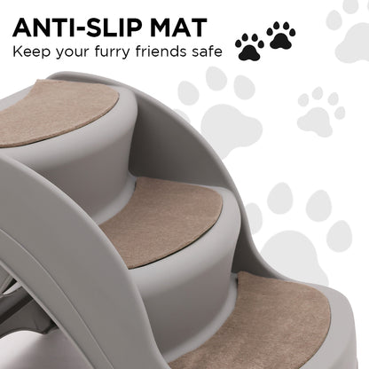 Furtastic 38cm Foldable Pet Stairs Ramp - Grey Tristar Online