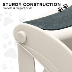 Furtastic 38cm Foldable Pet Stairs Ramp - White Tristar Online