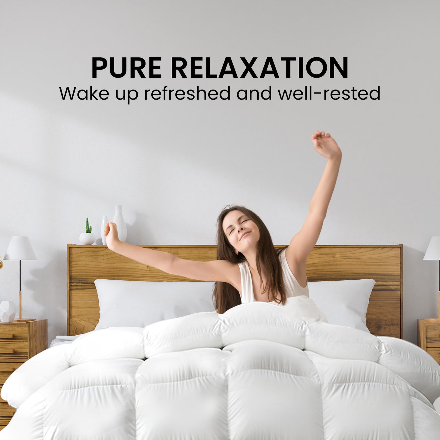 Laura Hill 500GSM Duck Down Feather Quilt Comforter Doona - Queen Tristar Online