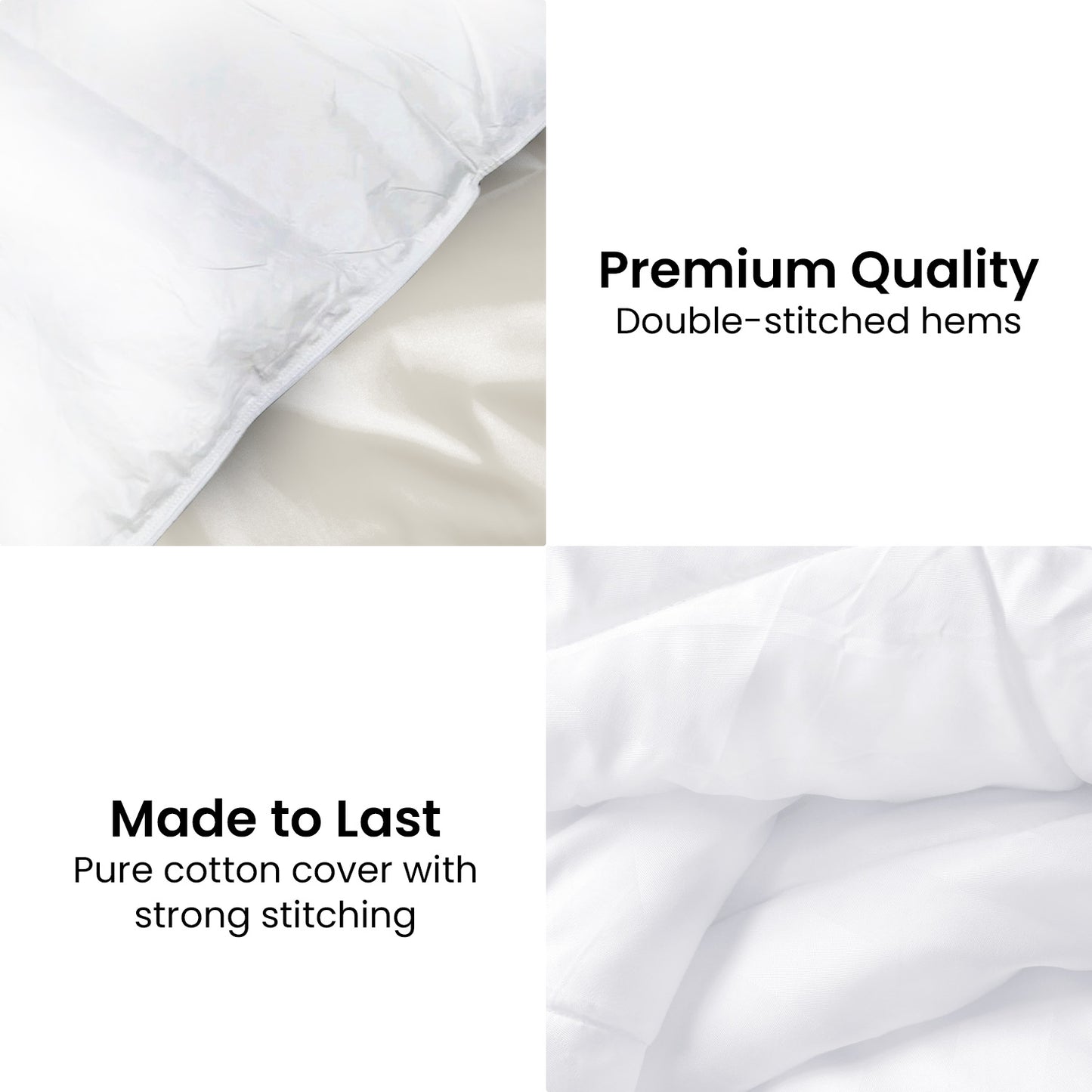 Laura Hill 500GSM Duck Down Feather Quilt Comforter Doona - Queen Tristar Online