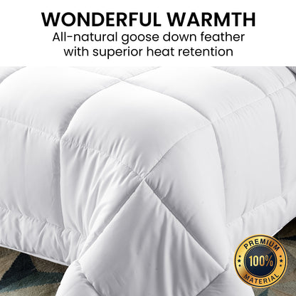 Laura Hill 700GSM Goose Down Feather Comforter Doona - Super King Tristar Online