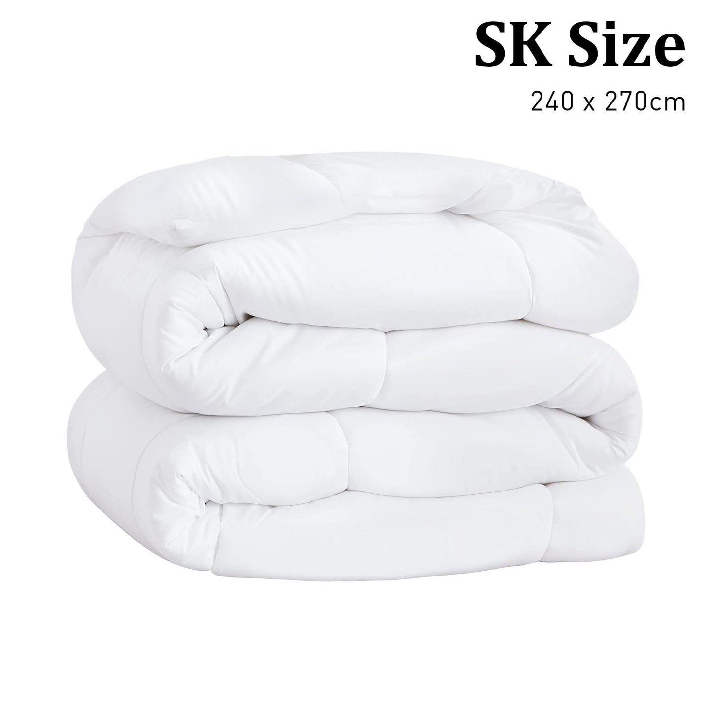 Laura Hill 800GSM Goose Down Feather Comforter Doona - Super King Tristar Online