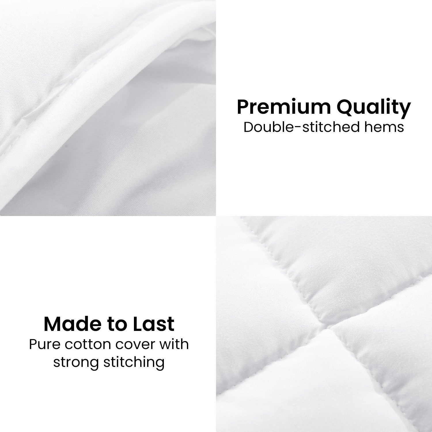 Laura Hill 800GSM Goose Down Feather Comforter Doona - Super King Tristar Online