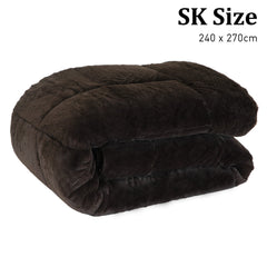 Laura Hill 500GSM Faux Mink Quilt Comforter - Super King Tristar Online