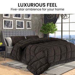 Laura Hill 600GSM Faux Mink Quilt Comforter Doona - King Tristar Online