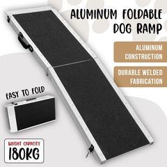 Kartrite Foldable Aluminium Dog Ramp -  183 x 38cm Tristar Online