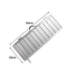 Rigg Aluminium Foldable Wheelchair Ramp With Handle - 3ft Tristar Online