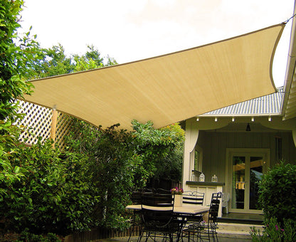 Wallaroo Rectangular Shade Sail: 3m x 5m - Sand Tristar Online