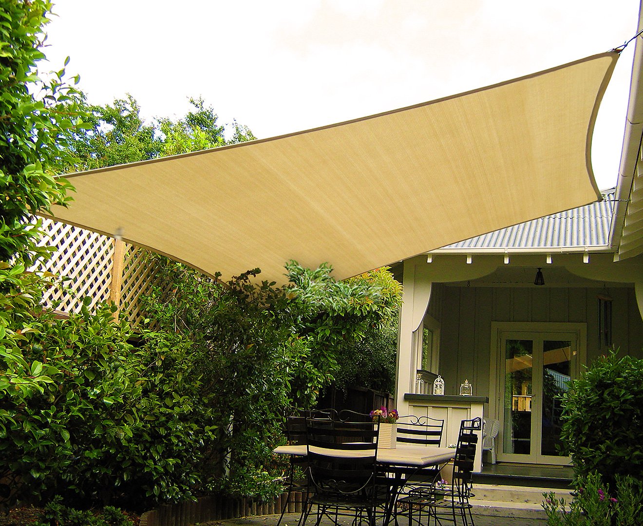 Wallaroo Rectangular Shade Sail 6m x 4m - Sand Tristar Online