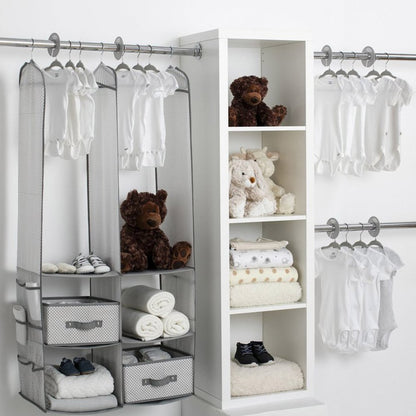 Delta Children 24 Piece Nursery Storage Set - Cool Grey Cool Grey Tristar Online