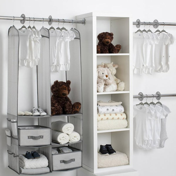 Delta Children 24 Piece Nursery Storage Set - Cool Grey Cool Grey Tristar Online