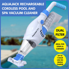 Aquajack 211 Cordless Rechargeable Spa and Pool Vacuum Cleaner Tristar Online