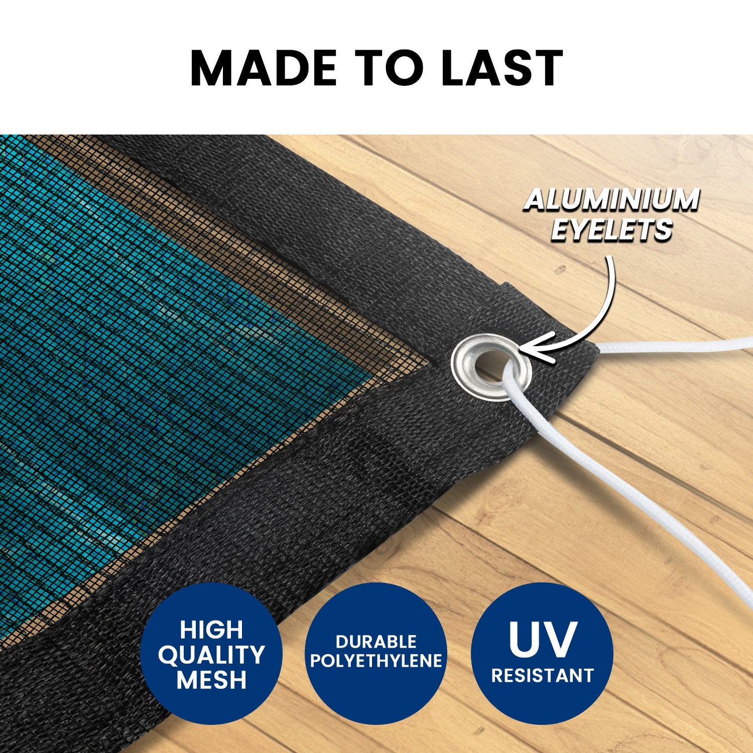 HydroActive UV-Resistant Swimming Pool Leaf Net Cover   6 x 11m Tristar Online