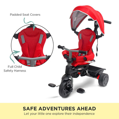 Veebee Explorer 3-stage Kids Trike With Canopy - Red Tristar Online