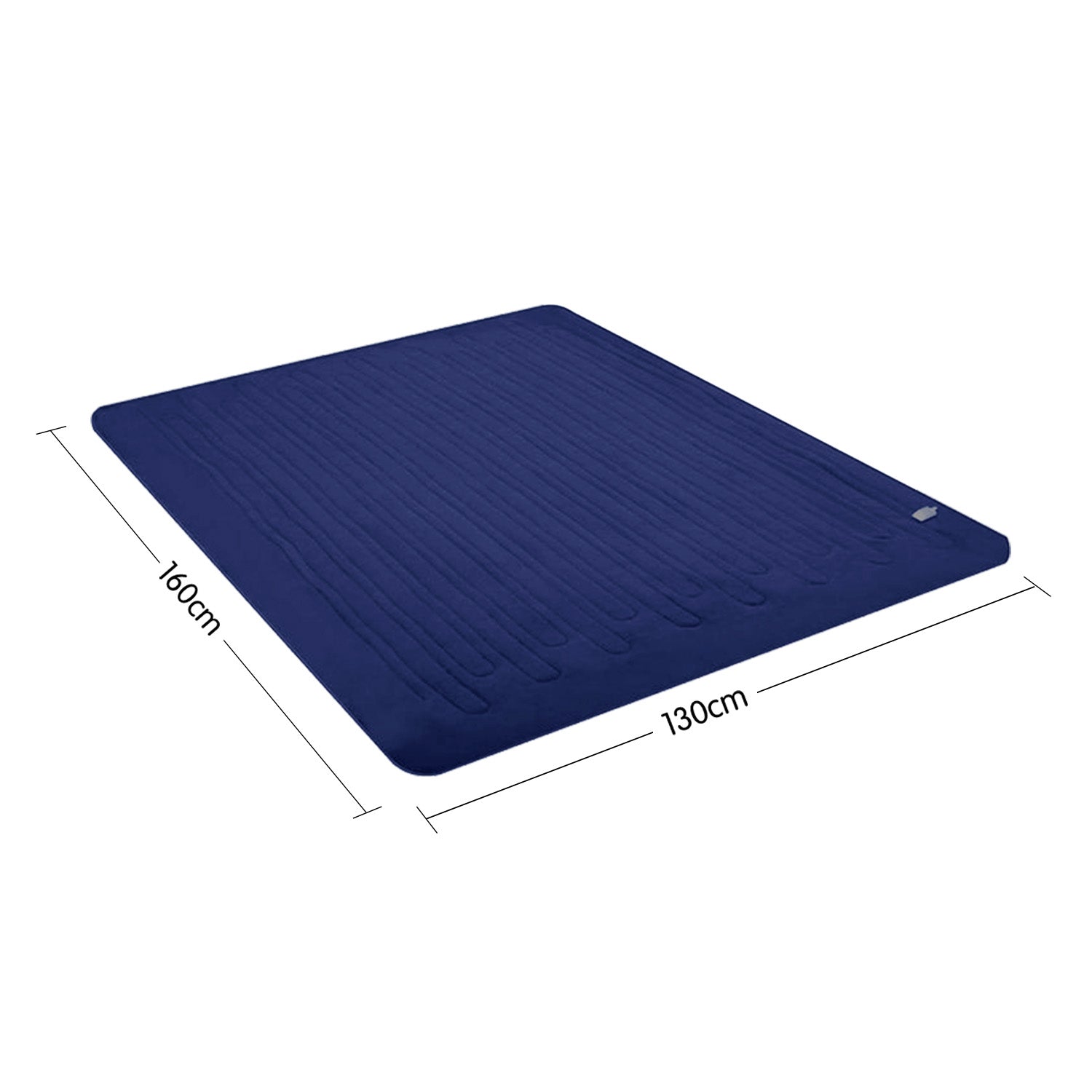 Laura Hill Heated Electric Blanket Coral Warm Fleece Winter Blue Tristar Online