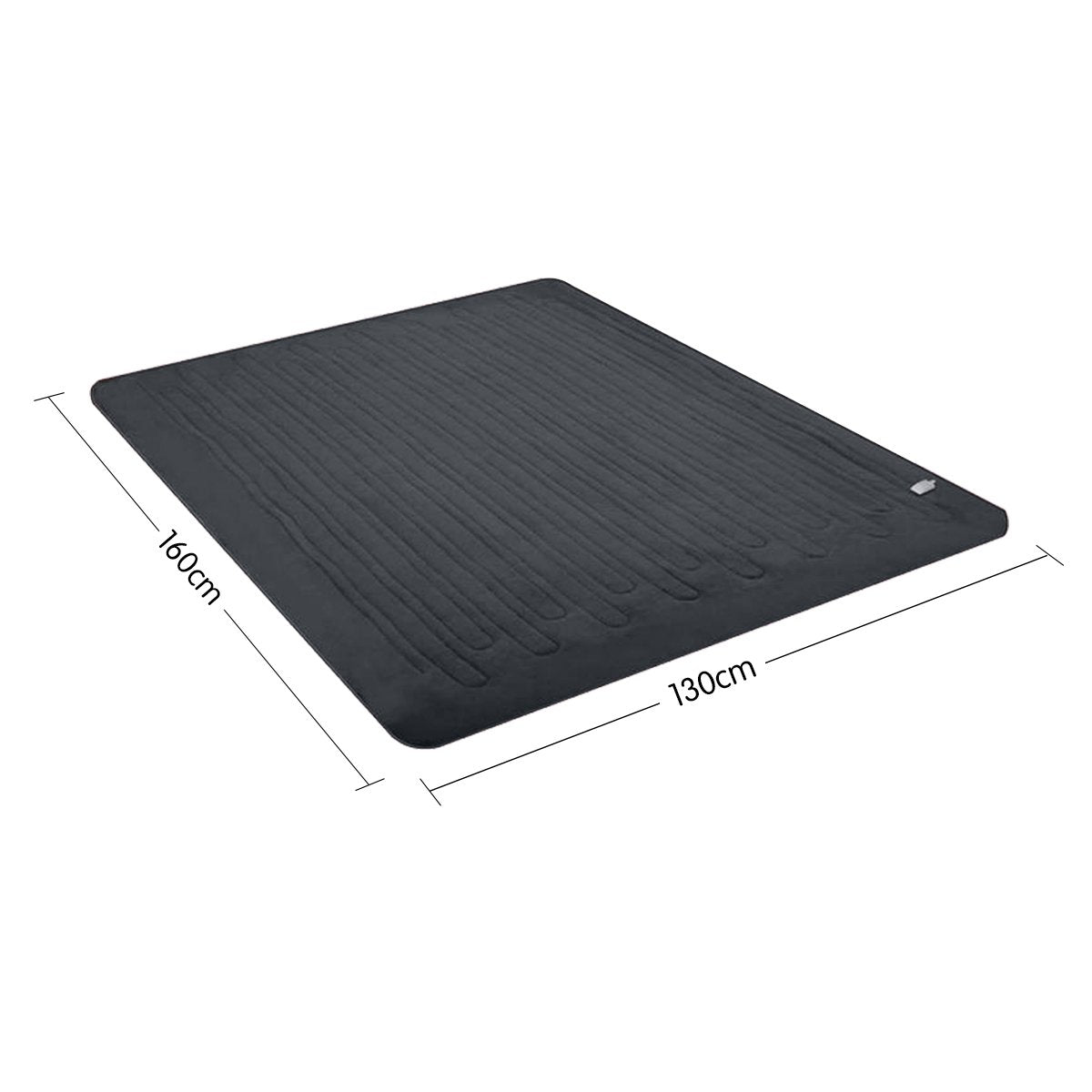 Laura Hill Heated Electric Blanket Throw Rug Coral Warm Fleece Grey Tristar Online