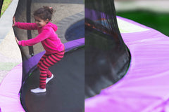 Kahuna Classic 6ft Trampoline Free Ladder Spring Mat Net Safety Pad Cover Round Enclosure Basketball Set - Purple Tristar Online