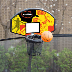 Kahuna Classic 6ft Trampoline Free Ladder Spring Mat Net Safety Pad Cover Round Enclosure Basketball Set - Rainbow Tristar Online