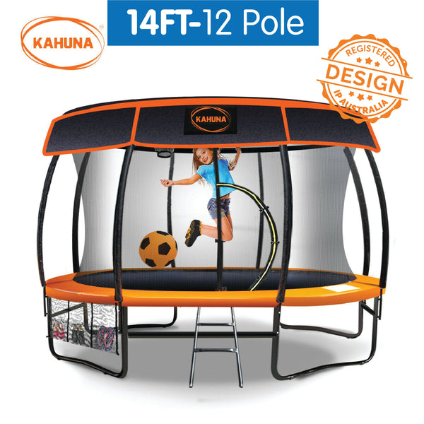 Kahuna 14ft-12 Pole Trampoline Roof Shade Cover Tristar Online