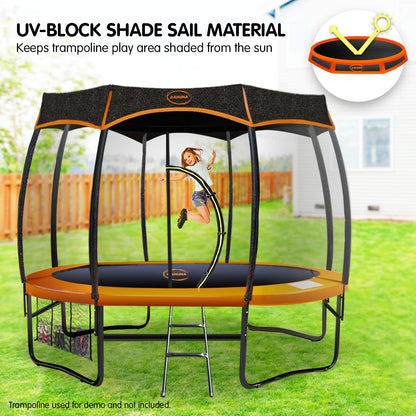 Kahuna 10ft Removable Twister Trampoline Roof Shade Cover Tristar Online