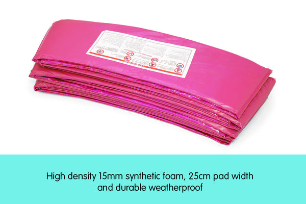 Kahuna 12ft Trampoline Replacement Pad Round - Pink Tristar Online