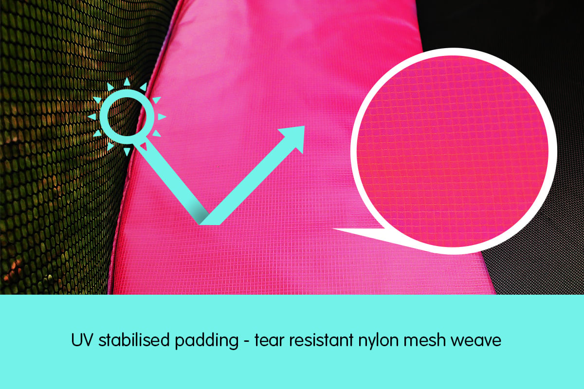 Kahuna 14ft Trampoline Replacement Pad Round - Pink Tristar Online