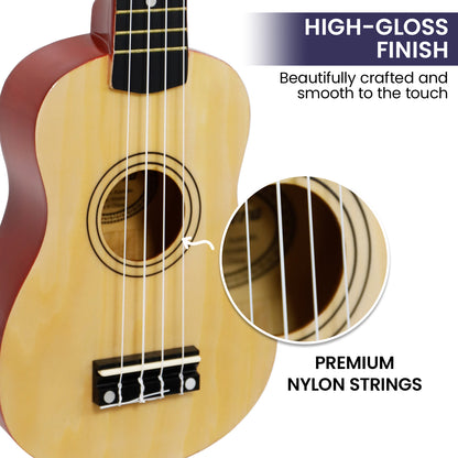 Karrera 21in Ukulele - Natural Tristar Online