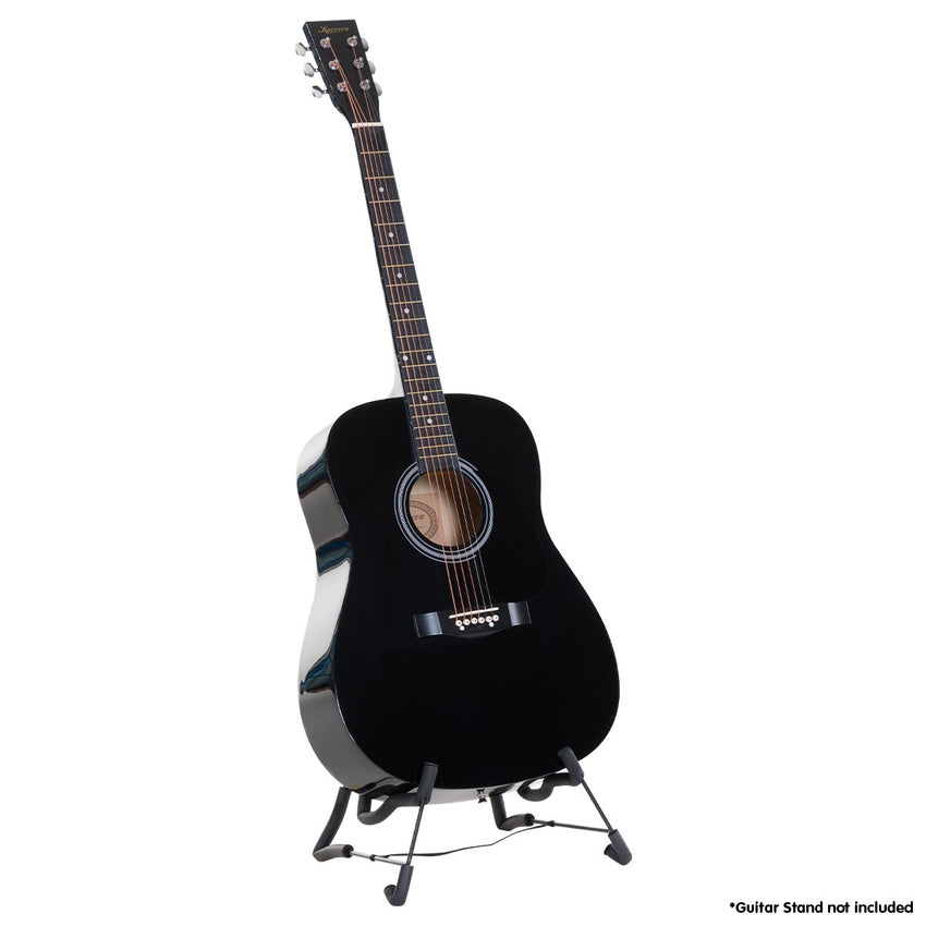 Karrera 41in Acoustic Wooden Guitar with Bag - Black Tristar Online