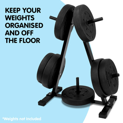 Powertrain Weight Plates Storage Home Gym Rack Tristar Online