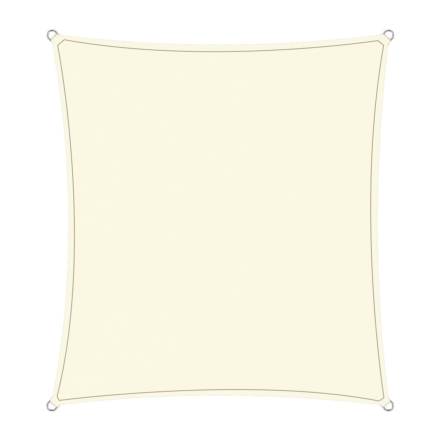 Wallaroo Waterproof Outdoor Shade Sail Sun Cloth Square 2.5x2.5M Tristar Online