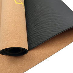 Powertrain Cork Yoga Mat with Carry Straps Home Gym Pilates - Chakras Tristar Online