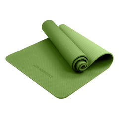 Powertrain Eco-friendly Dual Layer 6mm Yoga Mat | Olive | Non-slip Surface And Carry Strap For Ultimate Comfort And Portability Tristar Online