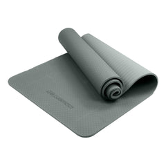 Powertrain Eco-friendly Dual Layer 6mm Yoga Mat | Slate Grey | Non-slip Surface And Carry Strap For Ultimate Comfort And Portability Tristar Online