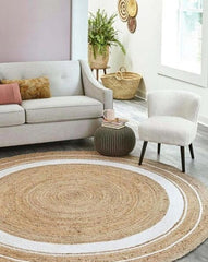 Sustainable Jute Round Rug | Decorative Floor 120 cm Rug Tristar Online