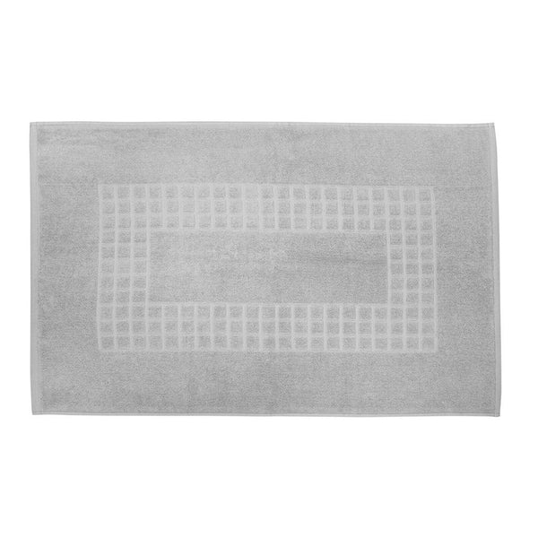Microfiber Soft Non Slip Bath Mat Check Design (Grey) Tristar Online