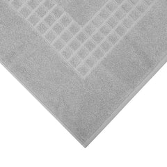 Microfiber Soft Non Slip Bath Mat Check Design (Grey) Tristar Online