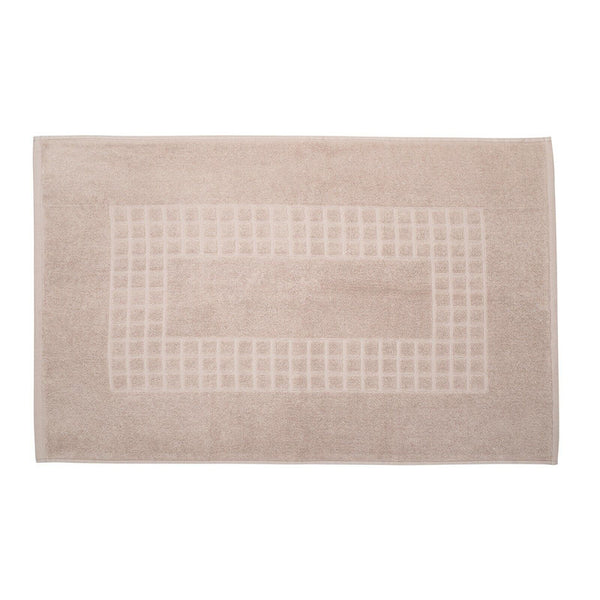 Microfiber Soft Non Slip Bath Mat Check Design (Taupe) Tristar Online