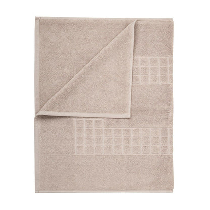 Microfiber Soft Non Slip Bath Mat Check Design (Taupe) Tristar Online