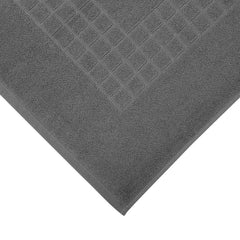 Microfiber Soft Non Slip Bath Mat Check Design (Anthrazit) Tristar Online