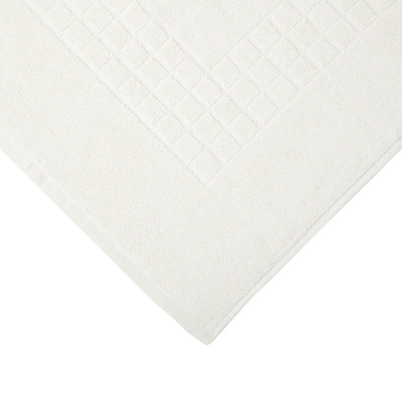 Microfiber Soft Non Slip Bath Mat Check Design (Cream) Tristar Online