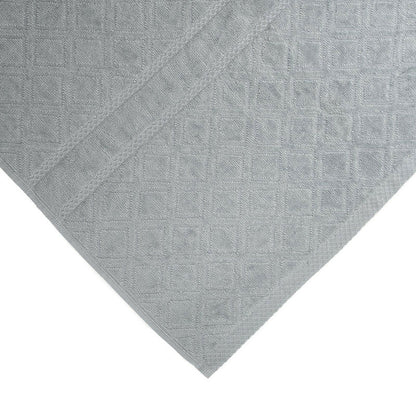 Premium Velour Diamond Design Jacquard Bath Towel (Grey) Tristar Online
