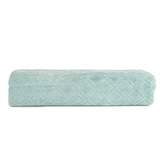 Premium Velour Diamond Design Jacquard Bath Towel (Aqua) Tristar Online