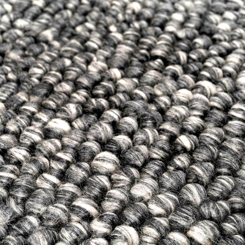 Wool Pebble Charcoal Lifestyle Rug 130x 180 cm Tristar Online